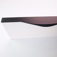 Poignées de porte longues en alliage d'aluminium pour armoire, poignées latérales pour armoire et tiroir, design moderne minimaliste, durables, antirouille, OEM