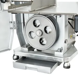 Maquina De Cortar Carne Cort adora De Carne y Hueso Kommerzielle elektrische Rindfleisch Kuh Gefrorener Slicer Fleisch Knochens ch neiden Bands äge Maschine