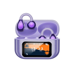 Écouteurs TWS OWS à écran couleur, <span class=keywords><strong>ANC</strong></span> IA, Casque audio ouvert HiFi Surround, Étanche, Faible latence, Contrôle tactile, OEM - Product Image 4