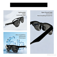 Lunettes, Traduction vocale, Charge rapide, Anti-vibrations, Caméra, Appel HD, Lecture de musique