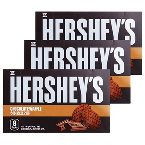 ขนมเกาหลี Hershey วาฟเฟิลช็อคโกแลต55กรัมพร้อมเฮเซลนัทครีมชีสและกลิ่นผลไม้กรอบขนมนำเข้าจากเกาหลี - Product Image 1