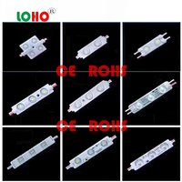 Module LED RGB dimmable LOHO 5730 2835 SMD IP67 3 pièces haute luminosité CRI85 avec lentille 12V-24V DC pour extérieur, garantie 3 ans