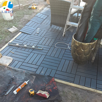 Neues Design wetter beständige Terrassen fliesen 20 pro recyceltem Kunststoff deck Außen boden