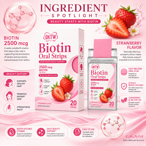 แผ่นไบโอตินแบบขายส่งพร้อมเคราติน สูตรเสริมสร้างเล็บ ไม่ต้องใช้น้ำ - Product Image 5