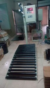 Automatic Conveyor Drum Filling <b>Machine</b> 200L Net <b>Weight</b> Liquid Filling System for Oil Acid Solvent Stainless Steel - Product Image 2