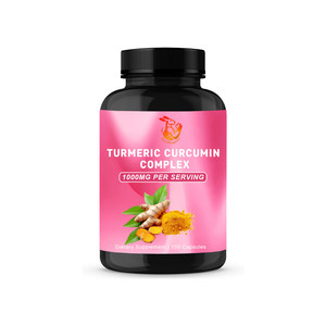 Complejo de Cúrcuma y Curcumina 1000mg por Porción, Cápsulas, 150 Unidades, Suplemento Dietético, Antioxidante Natural - Product Image 1