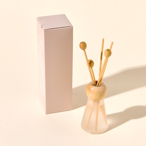 Creative Flameless Aromatherapy <b>Diffuser</b> 50ml Cone Shaped Glass Bamboo <b>Sticks</b> For Home Decor - Product Image 3