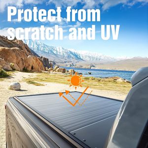 Couverture <span class=keywords><strong>de</strong></span> benne automatique rétractable électrique étanche en aluminium pour F-150 STX avec système <span class=keywords><strong>de</strong></span> drainage à une touche 5,5 pieds - Product Image 5