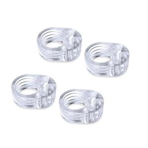 Tope de puerta de silicona, perilla de puerta transparente, parachoques, paredes, protector de muebles - Product Image 1