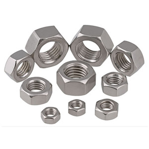 Din934 thép không gỉ A2 A4 SS304 SS316 Hex Nut M1.4 M1.6 M2 M2.5 M3 M3.5 M4 M5 M6 M8 M10 M12 M16 M18 M22 M24 - Product Image 4