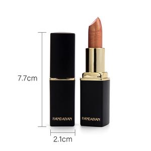 Handaiyan 9 colori impermeabile Nude Pink Glitter rossetto <span class=keywords><strong>trucco</strong></span> lunga durata <span class=keywords><strong>sirena</strong></span> rossa Sexy Shimmer Lip Stick cosmetici bellezza - Product Image 5