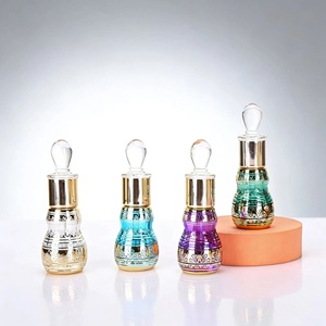 Flacone di Profumo Arabo di Lusso da 6ml 12ml, Bottiglia Vuota per Olio di Oud Attar con Asta in Vetro - Product Image 4