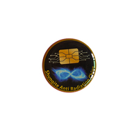 Autocollant de protection EMF 5G Quantum Shield en Shungite, anti-radiation, fabrication OEM, personnalisable, écologique