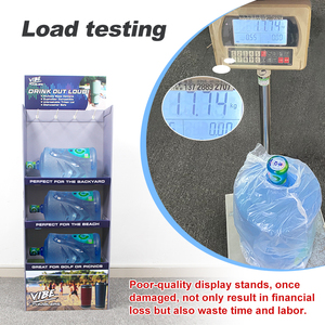 Tùy chỉnh Pop Up siêu thị Vòng đeo tay chip đồ ăn nhẹ tông sàn Dump bin hiển thị đứng Rack với tiêu đề - Product Image 2