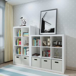 Factory Free Combination Grid <b>Cabinet</b> Simple Children's Bookcase Bookcase Multi-Functional <b>Storage</b> Organizer <b>Cabinet</b> Economical - Product Image 2