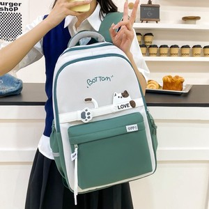 Winter Clearance New Style High-Looking Schoolbag for Junior High School Students Large Capacity Lightweight Nylon <b>Backpack</b> - Product Image 3