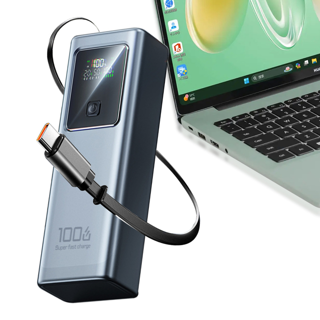 Customized Portable 100w Powerbank Portable Power Banks for Laptop Power Station Pd 100w Mobile Chargers 20000mah Power Bank