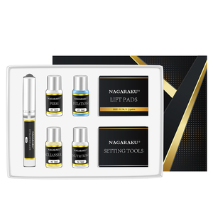 Kit de <span class=keywords><strong>Lifting</strong></span> de Pestañas <span class=keywords><strong>NAGARAKU</strong></span>, Set de Suero para Permanente, Rizador de Pestañas, Uso Profesional para Fijar el Rizado de las Pestañas - Product Image 1