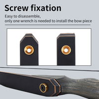 SPG Archery Takedown Longbow Recurve Bow y Flecha Set Deportes al aire libre Flecha de carbono Caza Tiro Equipo elevador de madera