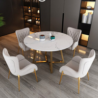 Chaise de salle à manger en cuir de luxe nordique moderne avec pieds en acier inoxydable, dossier haut, idéale pour appartement, maison, école et restaurant