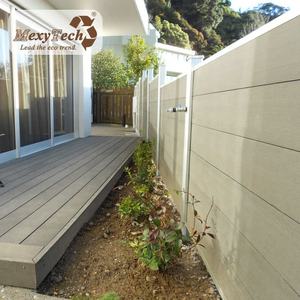 Poteau en aluminium bois composite décoratif balcon gril conception panneaux en gros mur clôture - Product Image 5