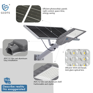ไฟถนนโซลาร์เซลล์ LED ประสิทธิภาพสูง กันน้ำ สำหรับใช้งานกลางแจ้ง คุณภาพสูง โครงอะลูมิเนียม เหมาะสำหรับไฟส่องสว่างเชิงพาณิชย์ - Product Image 2