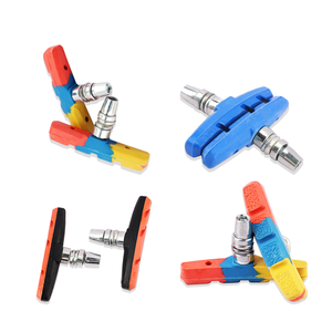 Pastilhas de freio adequadas para bicicletas de montanha e de estrada, de alta qualidade e duráveis, freios em forma de V, pastilhas de freio silenciosas para bicicletas. - Product Image 1