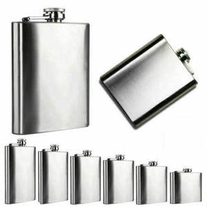 Argent Cuivre Doré Hip Flask Carré Flacon Poche Bouteille Whisky Liqueur Flacon Anti-Fuite Extérieur pour <span class=keywords><strong>Kilbeggan</strong></span> Kilchoman - Product Image 5