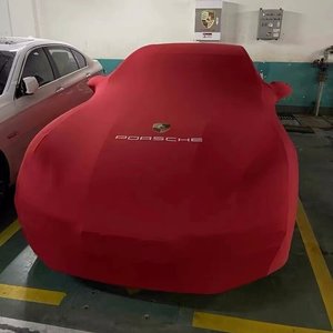 Funda de Coche Personalizada con Logotipo de <span class=keywords><strong>Porsche</strong></span>, Tela Elástica Suave y Transpirable, Resistente al Polvo y a los Rayos UV, para <span class=keywords><strong>Porsche</strong></span> 924S <span class=keywords><strong>944</strong></span> <span class=keywords><strong>944</strong></span> <span class=keywords><strong>Turbo</strong></span> S2 - Product Image 1