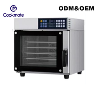 Four à pâtisserie électrique numérique Cookmate avec contrôle précis de la température et minuterie intégrée, usage commercial, haute puissance 3,5-6 kW