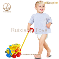Jouet de train à pousser et à tirer pour tout-petits, chariot pour bébé, voiture à marcher, jouets éducatifs pour enfants, marcheur pour bébé, apprentissage précoce
