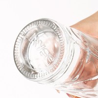 Bouteilles en verre translucide teintées sur mesure, bouteilles en verre vides avec graphisme personnalisé pour le brandy, le rhum, le whisky, emballage de spiritueux de luxe subtil