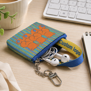 <span class=keywords><strong>กระเป๋า</strong></span>ซิปขนาดเล็กทำจากผ้า RPET รีไซเคิล พิมพ์ลายได้ตามต้องการ เป็นมิตรกับสิ่งแวดล้อม พกพาสะดวก ใส่หูฟัง เหรี<span class=keywords><strong>ย</strong></span>ญ กุญแจ <span class=keywords><strong>กระเป๋า</strong></span>สตางค์ใบเล็ก หรือของจุกจิก - Product Image 3
