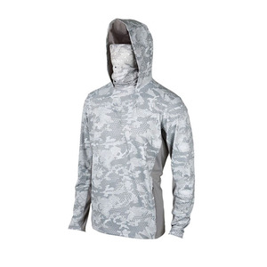 Sweat à capuche de pêche pour homme, personnalisé, élégant, à manches longues, grande taille, séchage rapide, respirant, imperméable, protection UV - Product Image 6