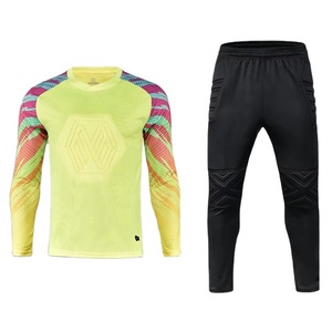 Fabrik Niedriger Preis Männer und Frauen Langarm Grün Fußball Trikot Torwart Langarm Set Blank Fußball Uniform Wear - Product Image 1