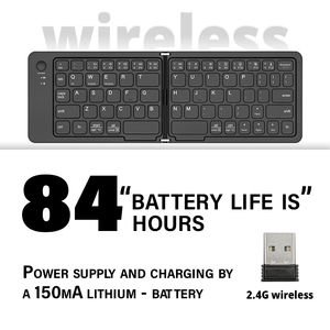 Teclado Plegable Inalámbrico Portátil para PC, Laptop, Mini Teclado Flexible de Bolsillo, Venta al Por Mayor de Fábrica - Product Image 2