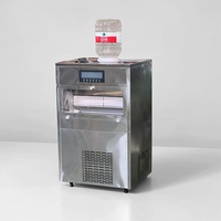 Machine à glaçons commerciale 3-en-1 refroidie par air, 100 kg/jour, pour glaçons en cubes, en flocons et en pépites, pour restaurant, hôtel, bar, café