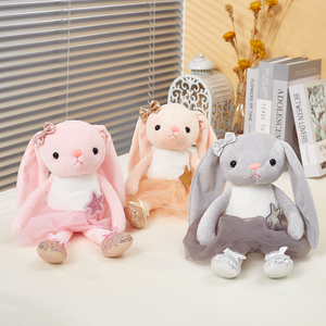 Balerin peluş prenses Bunny tavşan yumuşak oyuncaklar bale dans resitali hediyeler kızlar için ev dekorasyon - Product Image 1