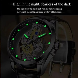 Drioshipping Hot Selling Wholesale Double-sided Hollow Design Men's Waterproof Luminous <b>Watch</b> Trendy Fashion Quartz <b>Watch</b> - Product Image 4