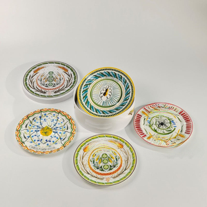 Assiette en céramique haut de gamme exquise pour cuisine occidentale, motif Soleil Lune Étoile, 10 pouces, assiette plate, coffret cadeau, assiettes en céramique - Product Image 5