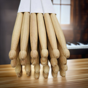 Vente de gros Baguettes de niveau professionnel-Instruments de musique Accessoires de batterie, taille 2B (facile à saisir), bois d'hickory américain - Product Image 5