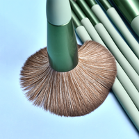 Best-seller transfrontalier : Ensemble de 9 pinceaux de maquillage sexy en fibre synthétique, forme sablier, ultra-doux, pinceaux de base de qualité supérieure