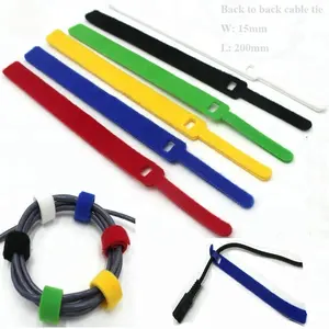Manufacturer Low Price Hook & Loop Tapes Injection Hook and Loop Strap Non Slip Velcroes Cable Ties For Office