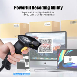 Lector <span class=keywords><strong>de</strong></span> código Qr <span class=keywords><strong>de</strong></span> barra con cable USB, <span class=keywords><strong>escáner</strong></span> <span class=keywords><strong>de</strong></span> código <span class=keywords><strong>de</strong></span> barras 2D <span class=keywords><strong>de</strong></span> mano para recibo, caja registradora, inventario, cheque bancario - Product Image 2