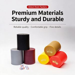 Vaso de Dados de Plástico Personalizado con Logotipo, en Forma de Corona, Resistente, Apto para KTV, Bares, Fiestas y Juegos de Mesa - Product Image 4