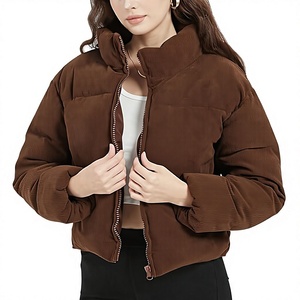 Women's Lightweight Packable Hooded <b>Winter</b> <b>Quilted</b> Puffer Jacket Detachable Sleeves Hat Zipper Closure Water Resistant Fur - Product Image 1