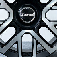 Jantes en alliage noir usinées sur mesure de 16 à 24 pouces, 5 trous, 5x112, 5x120 pour Range Rover Defender, Land Rover Discover, Toyota Prado