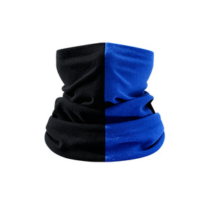 Winter Riding Face Mask Double Sided Fleece Warm Neck Warmer Color Block Unisex Cycling Mask Thermal Insulated - Product Image 5