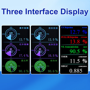 Medidor automático de transmissão de filme solar LS182 SHGC TSER, testador de matiz de filme para janelas, medidor elétrico de transmissão de luz IR - Product Image 6