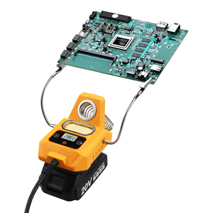 Station de soudage numérique à température réglable <span class=keywords><strong>avec</strong></span> <span class=keywords><strong>batterie</strong></span> <span class=keywords><strong>rechargeable</strong></span>, écran LCD et 2 outils auxiliaires - Product Image 3